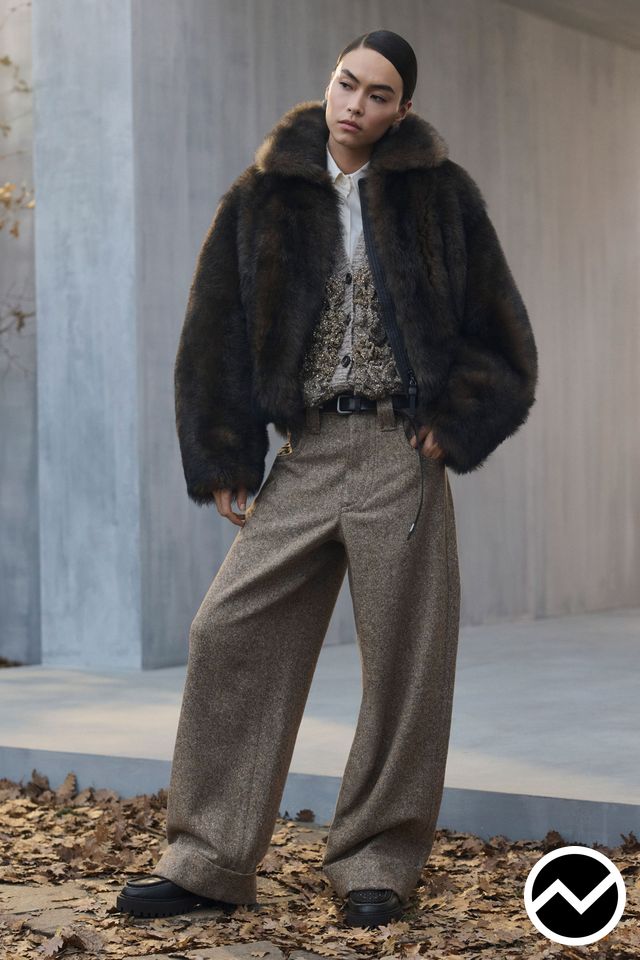 Brunello Cucinelli, FW26 womenswear, Cuffed Pants, look 3