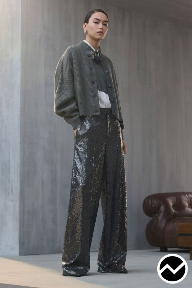 Brunello Cucinelli, FW26 womenswear, Ribbed, look 35