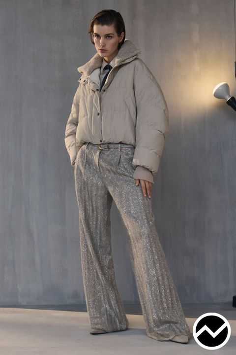 Brunello Cucinelli, FW26 womenswear, Puffer Jacket, look 43