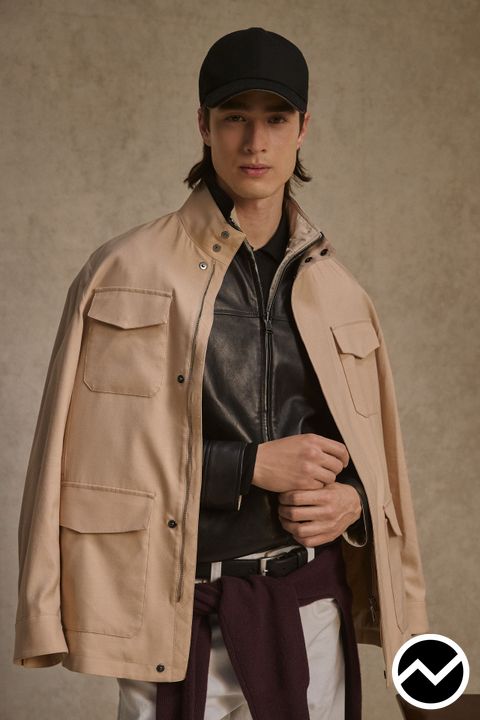 Canali, FW26 menswear, Longline Jacket, look 7
