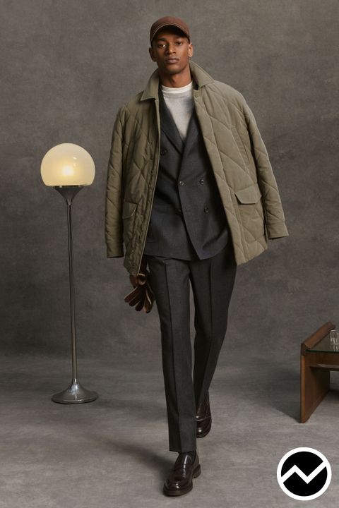 Canali, FW26 menswear, Top Collar Jacket, look 12