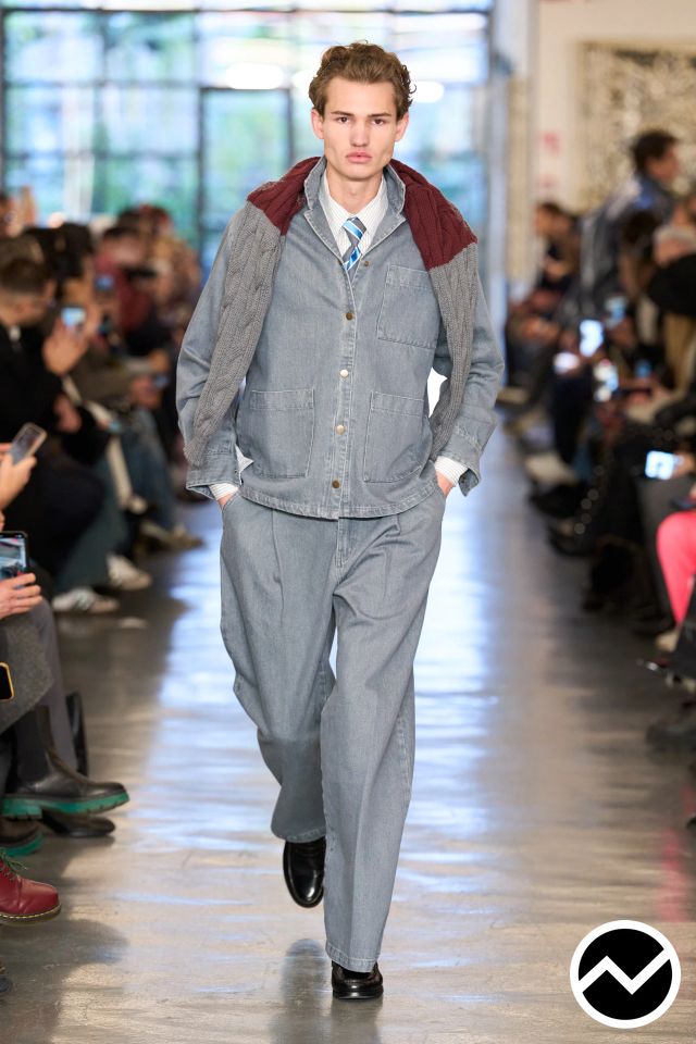 David Catalan, FW26 menswear, Denim, look 20
