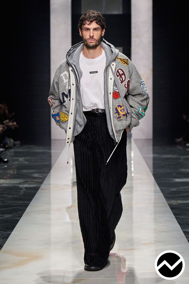 Dolce & Gabbana, FW26 menswear, Fleece, look 67