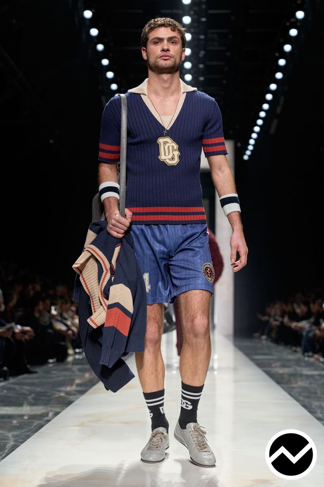 Dolce & Gabbana, FW26 menswear, Straight Sleeve T-Shirts, look 69