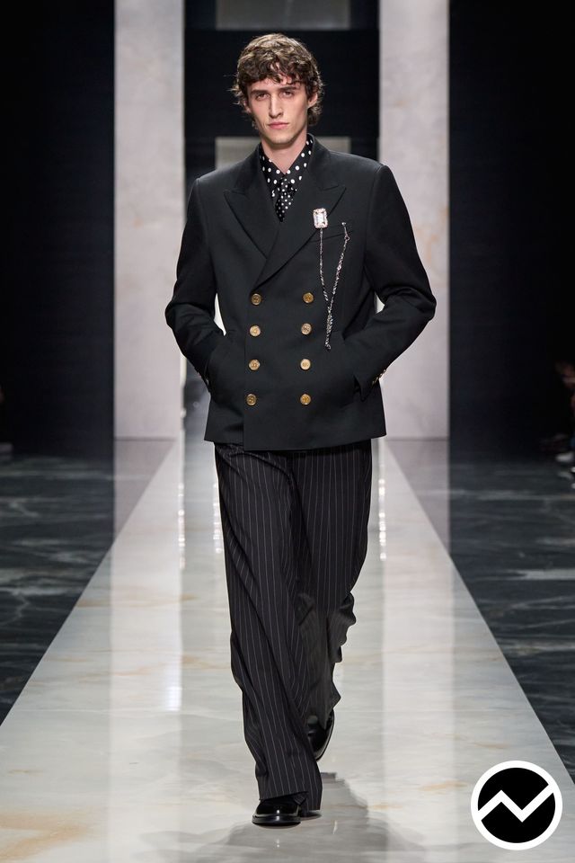 Dolce & Gabbana, FW26 menswear, Double Breasted Jacket, look 80