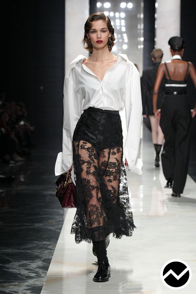 Dolce & Gabbana, FW26 womenswear, Lace, look 50