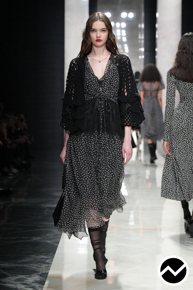 Dolce & Gabbana, FW26 womenswear, Chiffon, look 57