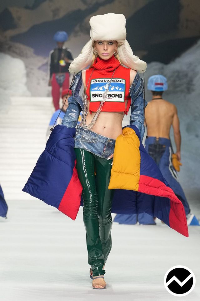 Dsquared2 FW26 womenswear, look 4