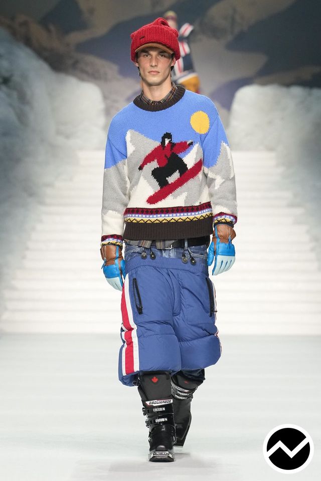 Dsquared2, Dsquared2 FW26 menswear, look 5