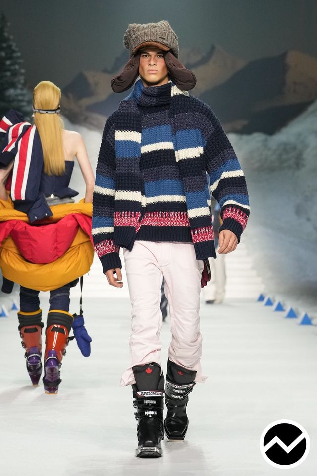 Dsquared2, Dsquared2 FW26 menswear, look 8