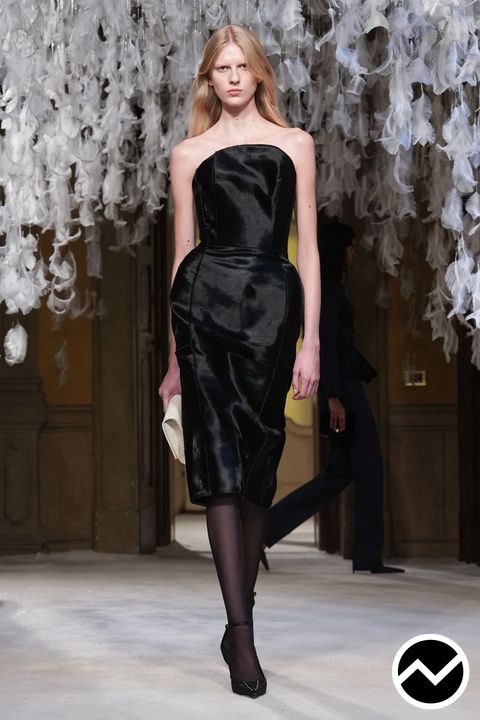 Elisabetta Franchi, FW26 womenswear, Satin, look 7