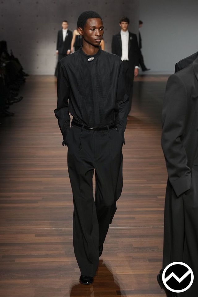 Emporio Armani FW26 menswear, look 56