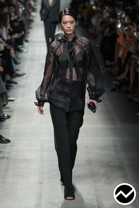 Ermanno Scervino, FW26 womenswear, Pussy Bow Blouse, look 39