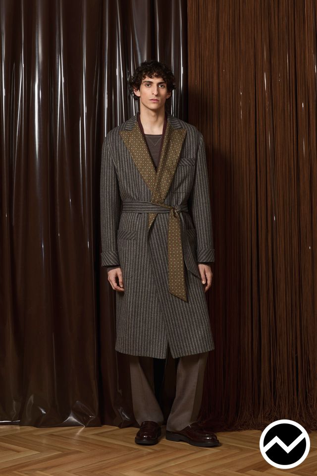 Etro, FW26 menswear, Striped, look 2
