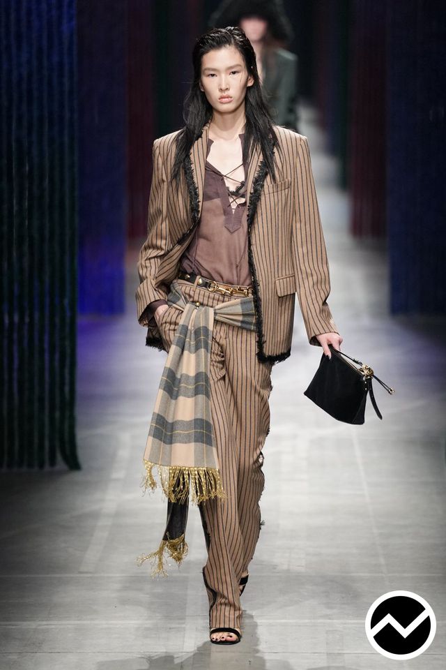 Etro, FW26 womenswear, Mocha, look 12