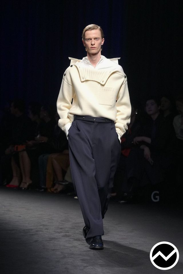 Ferragamo, FW26 menswear, Ecru, look 7