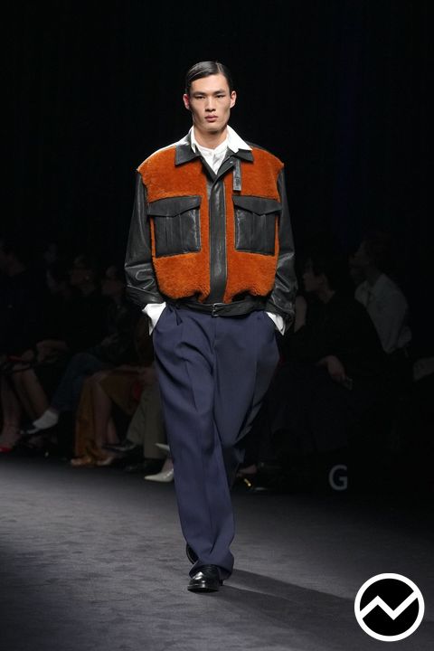Ferragamo, FW26 menswear, Aviator Jacket, look 35