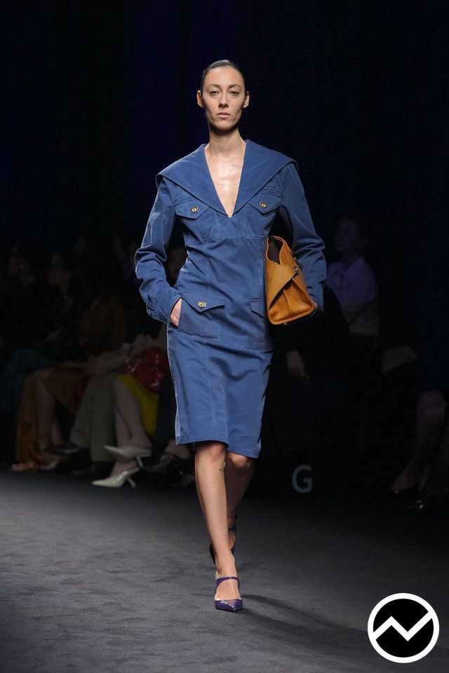 Ferragamo, FW26 womenswear, Navy, look 38