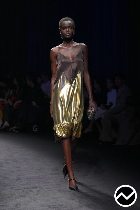 Ferragamo, FW26 womenswear, Metallic, look 48