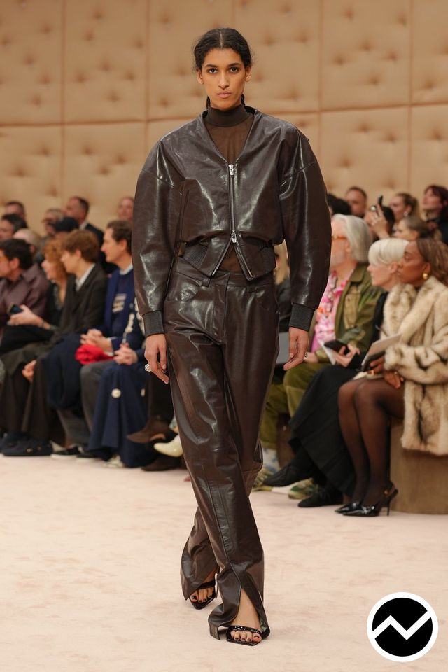 Ferrari, FW26 womenswear, Leather, look 30