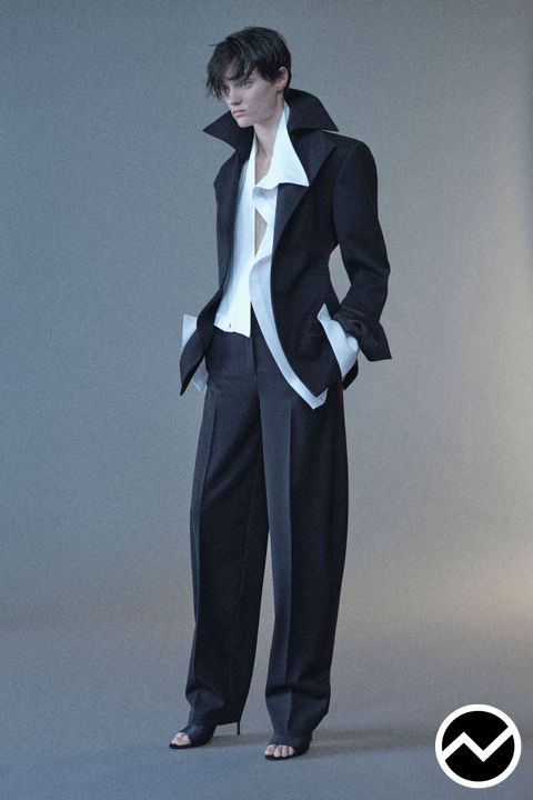 Francesco Murano, FW26 womenswear, Double Pleated Pants, look 7