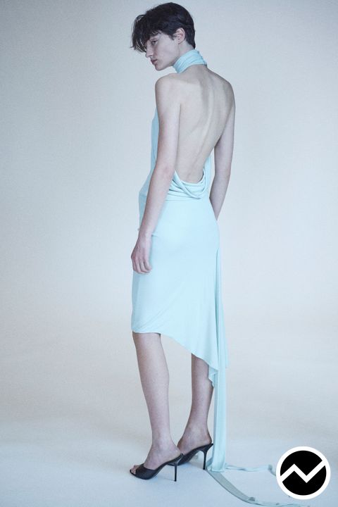 Francesco Murano, FW26 womenswear, Asymmetric Hem Dress, look 11