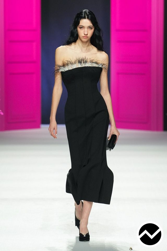 Genny, FW26 womenswear, Midaxi Dress, look 34