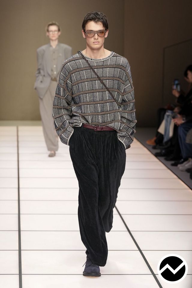 Giorgio Armani, Giorgio Armani FW26 menswear, look 25