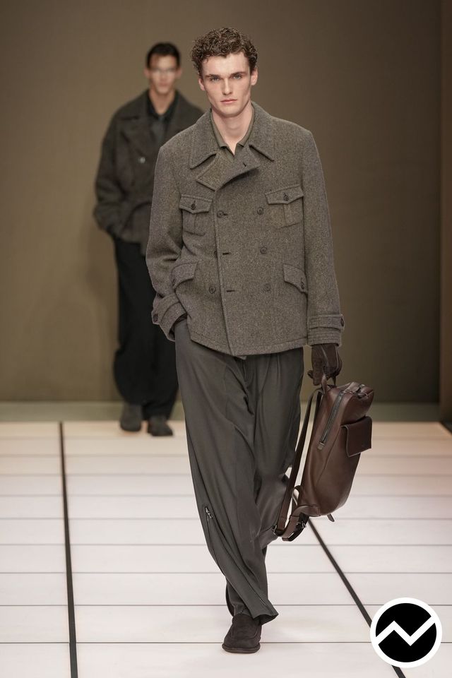 Giorgio Armani, Giorgio Armani FW26 menswear, look 54