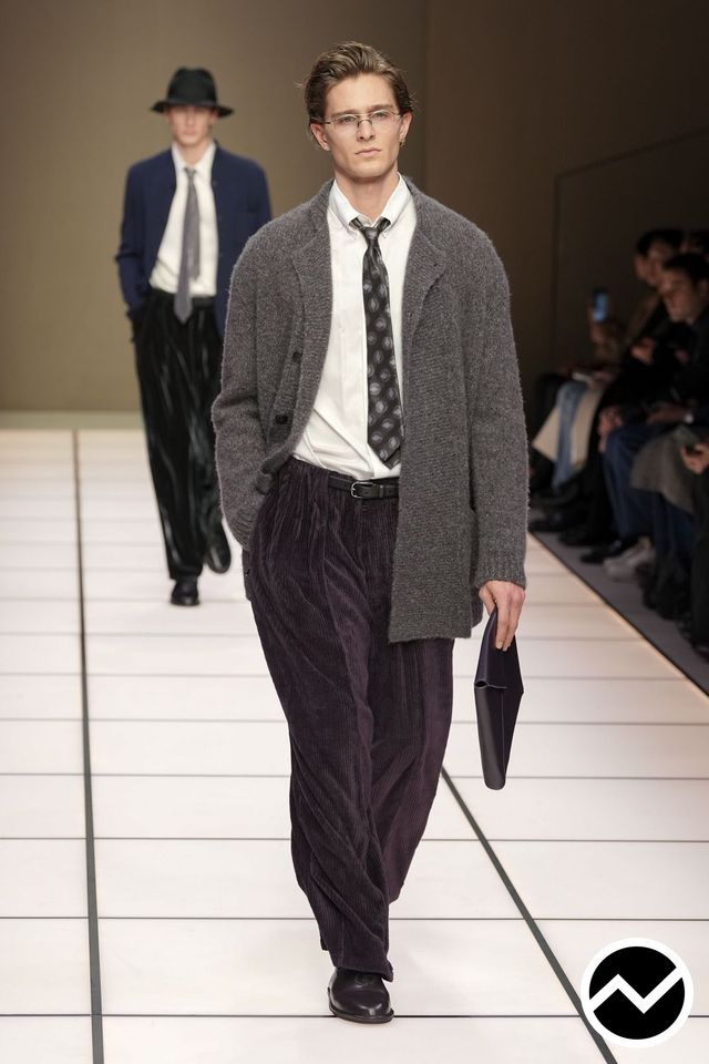 Giorgio Armani, Giorgio Armani FW26 menswear, look 76