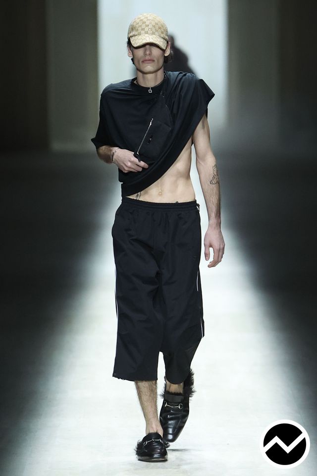 Gucci, FW26 menswear, Loose Shorts, look 31
