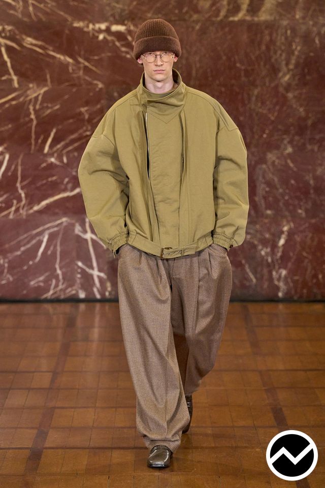 Hed Mayner, FW26 menswear, Mocha, look 20