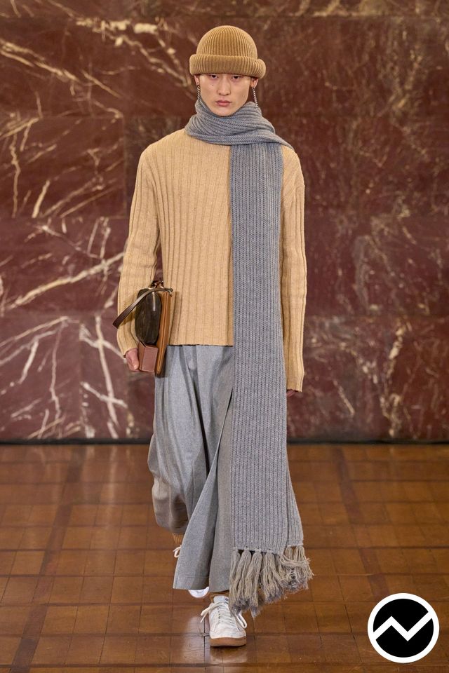 Hed Mayner, FW26 womenswear, Mustard, look 24