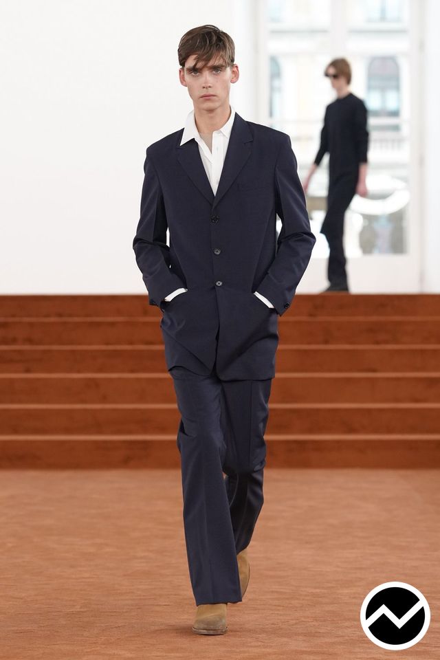 Jil Sander, FW26 menswear, Side Pocket Pants, look 7