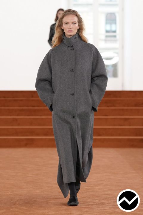 Jil Sander, FW26 menswear, Funnel Coat, look 13