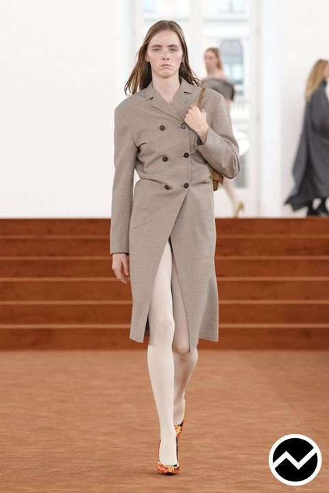 Jil Sander, FW26 womenswear, Double Breasted Coat, look 24