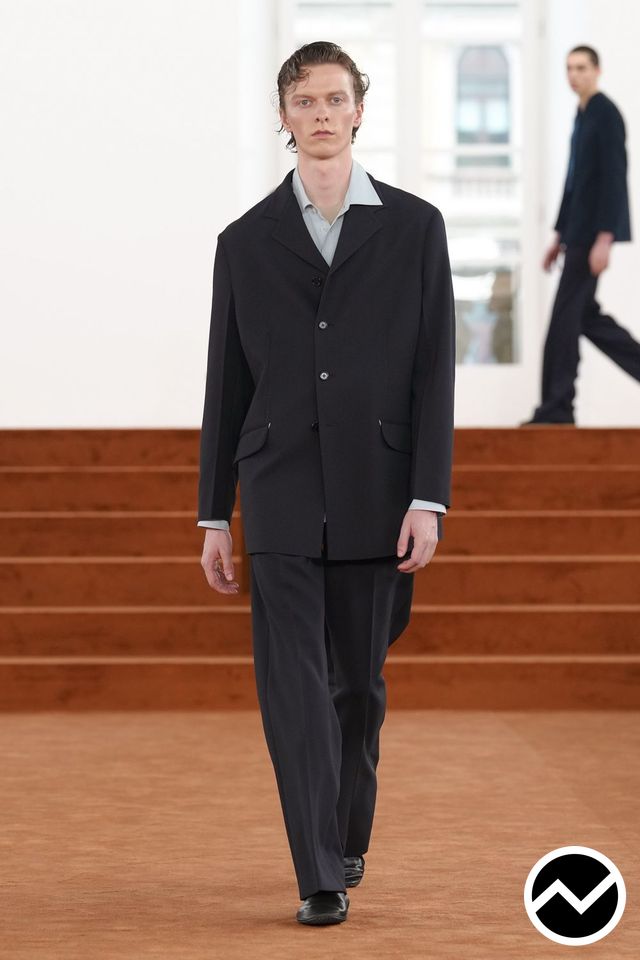 Jil Sander, FW26 menswear, Longline Shirts, look 36