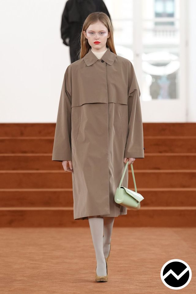 Jil Sander, FW26 womenswear, Top Collar Coat, look 47