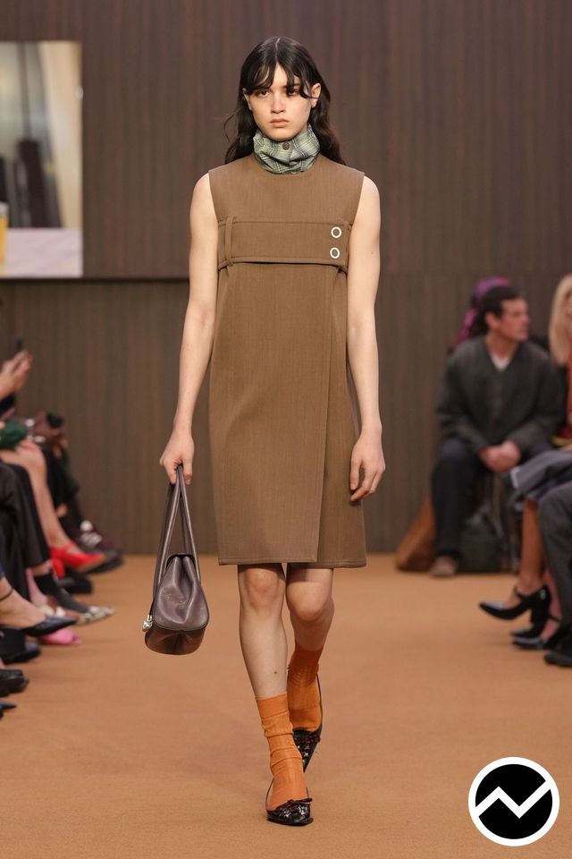 Marni, FW26 womenswear, Bronze, look 11