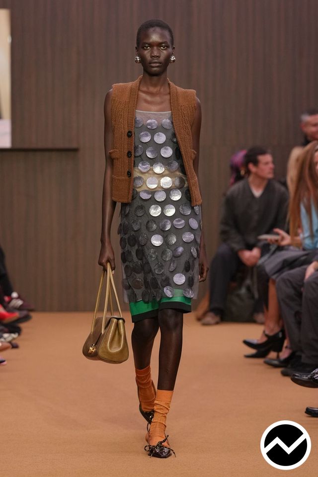 Marni, FW26 womenswear, Knee Length Dress, look 22