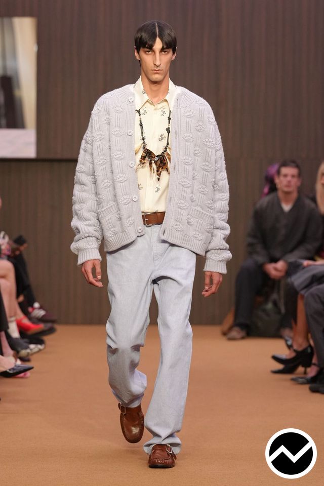 Marni, FW26 menswear, Dusty Rose, look 27