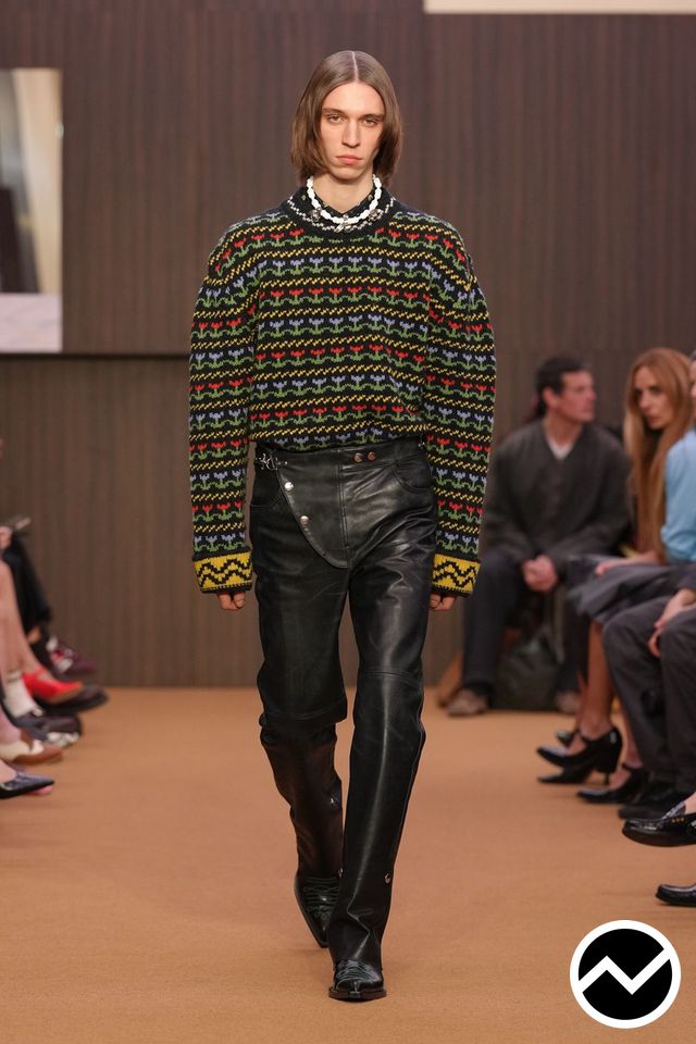 Marni, FW26 menswear, Fair Isle, look 33