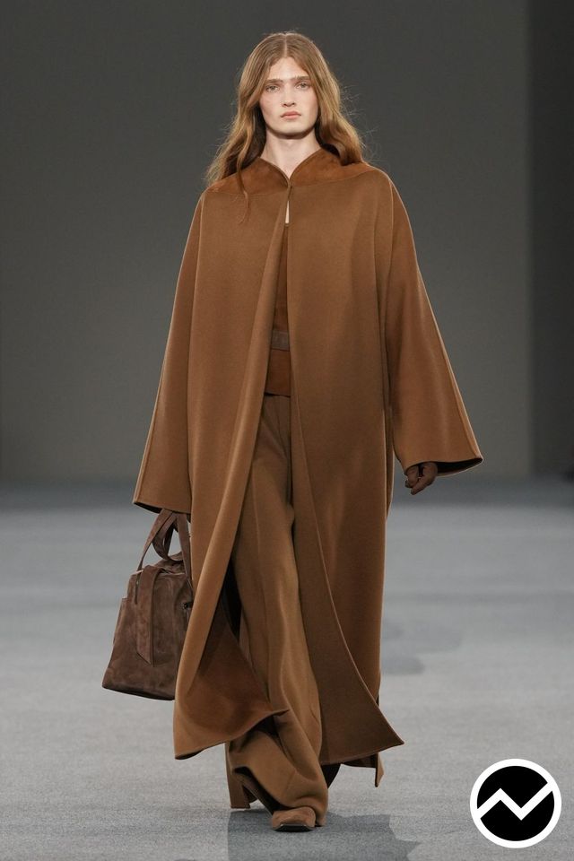 Max Mara, FW26 womenswear, Chocolate, look 6