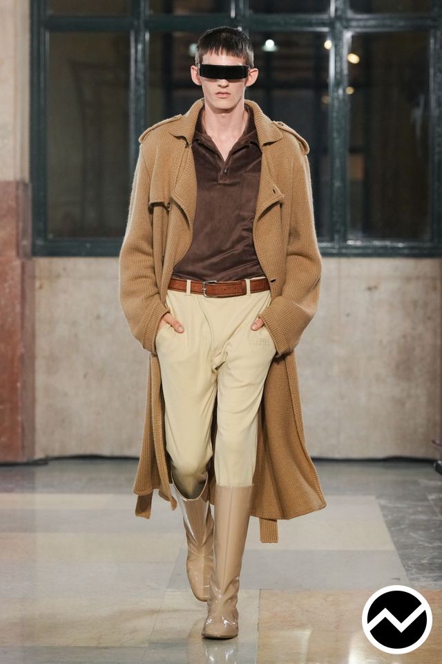 Mm6 Maison Margiela, FW26 menswear, Half Placket Shirts, look 30