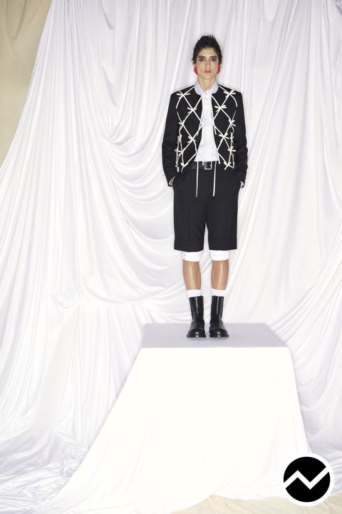 Moschino, FW26 menswear, Mid-Rise Shorts, look 21