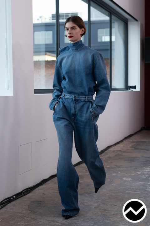 Msgm, FW26 womenswear, Denim, look 20