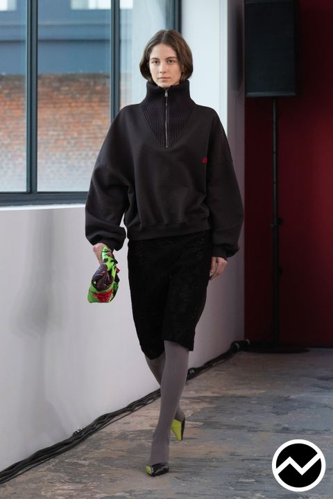 Msgm, FW26 womenswear, Oversized Sweatshirt, look 21