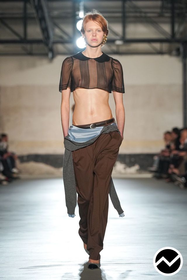 No. 21, FW26 womenswear, Cropped Top, look 34