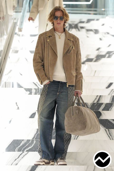 Philipp Plein, FW26 menswear, Baggy Jeans, look 7