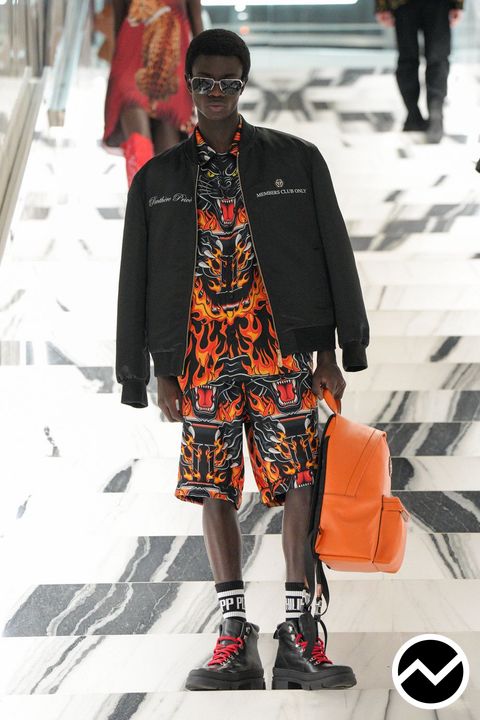 Philipp Plein, FW26 menswear, Graphic, look 32